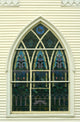 Old Stained Glass Church Window Wall Mural