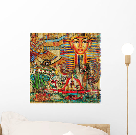 Vintage Egyptian Abstraction Wall Mural