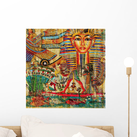 Vintage Egyptian Abstraction Wall Mural