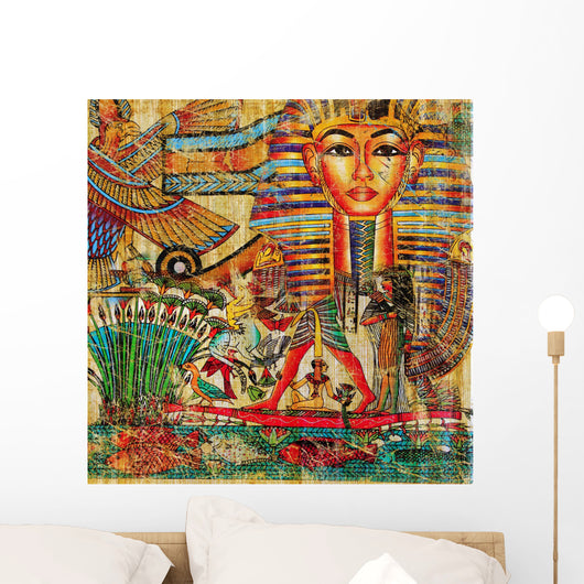 Vintage Egyptian Abstraction Wall Mural