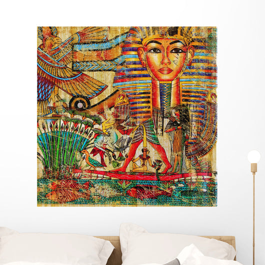 Vintage Egyptian Abstraction Wall Mural