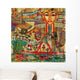 Vintage Egyptian Abstraction Wall Mural