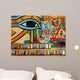 Egyptian Abstraction Wall Decal