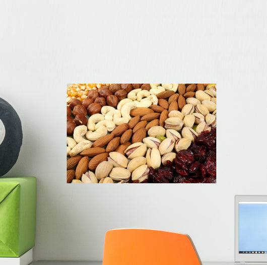 Nuts Background Wall Mural