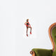 Young Woman in Erotic Clothing Wall Decal