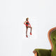 Young Woman in Erotic Clothing Wall Decal