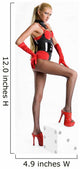 Young Woman in Erotic Clothing Wall Decal