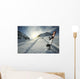 Snowboard in Mountains Wall Mural