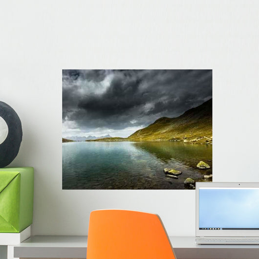 Stormy Lake Wall Decal Design 1