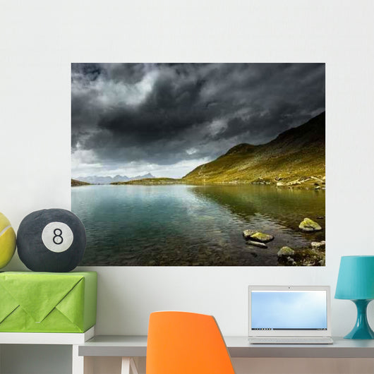 Stormy Lake Wall Decal Design 1