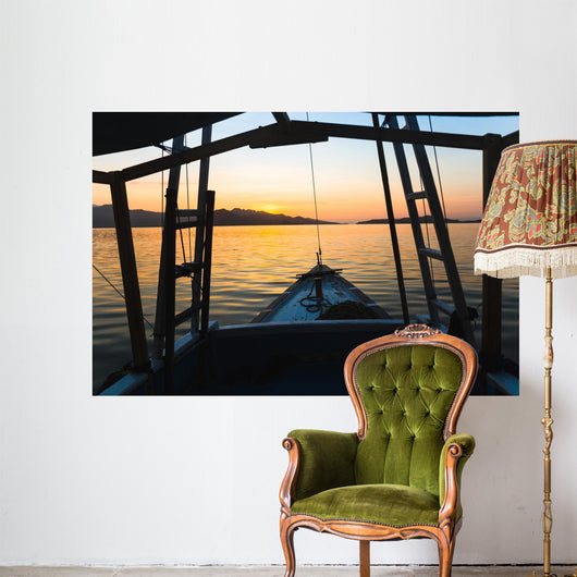 Sunrise in Komodo national park Wall Mural