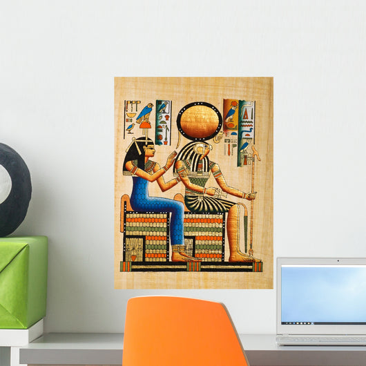 Egyptian Papyrus Showing Gods Wall Decal