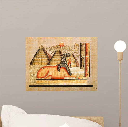 Egyptian Papyrus Showing Sphinx Wall Decal