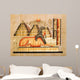 Egyptian Papyrus Showing Sphinx Wall Decal