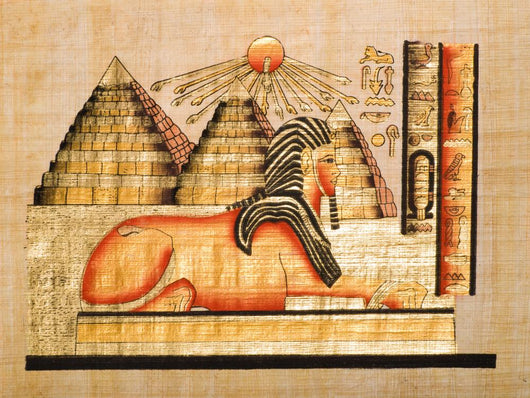 Egyptian Papyrus Showing Sphinx Wall Decal