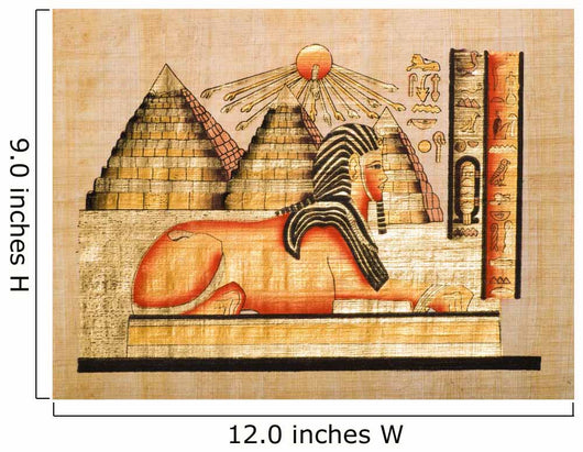 Egyptian Papyrus Showing Sphinx Wall Decal