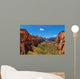 colorful landscape from zion national park utah Wall Mural