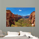 colorful landscape from zion national park utah Wall Mural