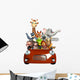 Joyriding Zoo Animals Wall Decal