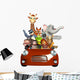 Joyriding Zoo Animals Wall Decal