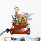 Joyriding Zoo Animals Wall Decal