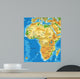 Africa-physical Map Wall Decal