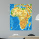 Africa-physical Map Wall Decal