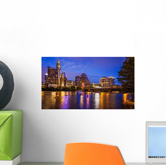 Austin Texas Downtown Skyline Wall Decal