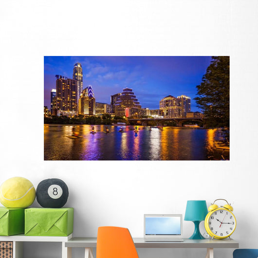 Austin Texas Downtown Skyline Wall Decal