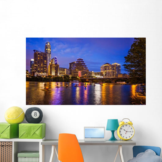 Austin Texas Downtown Skyline Wall Decal