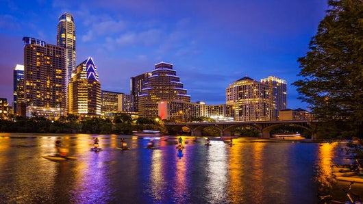 Austin Texas Downtown Skyline Wall Decal