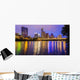 Austin Texas Skyline at Night Wall Decal