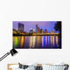Austin Texas Skyline at Night Wall Decal
