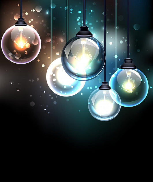 Round Bulb Wall Decal