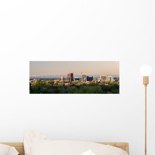 Morning Skyline Boise Idaho Wall Decal