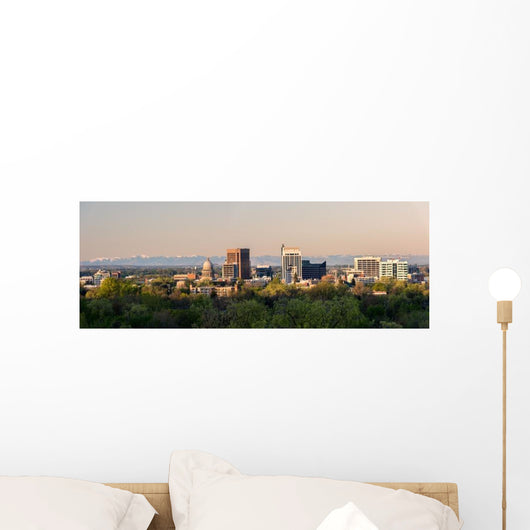 Morning Skyline Boise Idaho Wall Decal