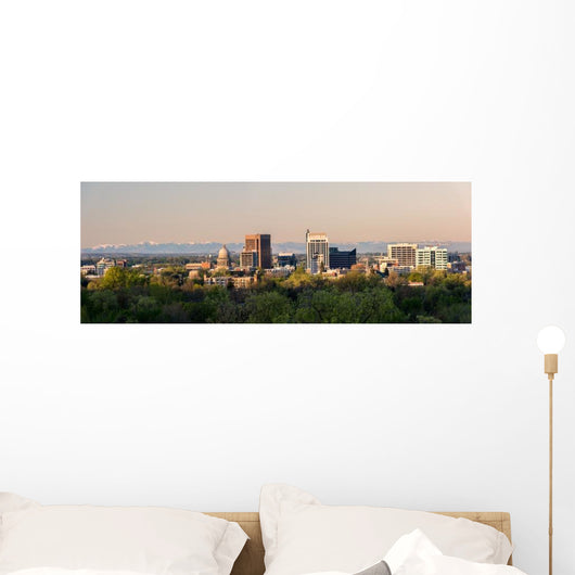 Morning Skyline Boise Idaho Wall Decal