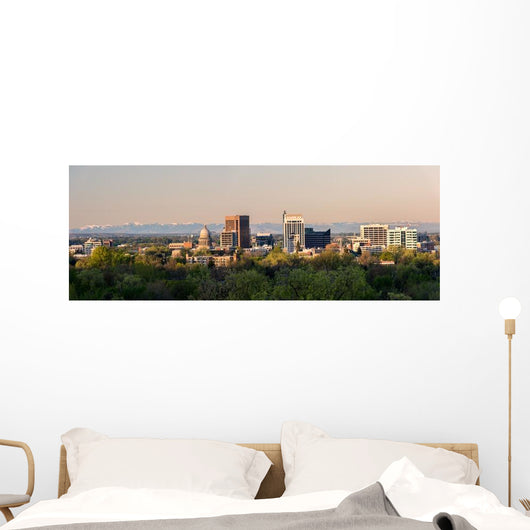 Morning Skyline Boise Idaho Wall Decal