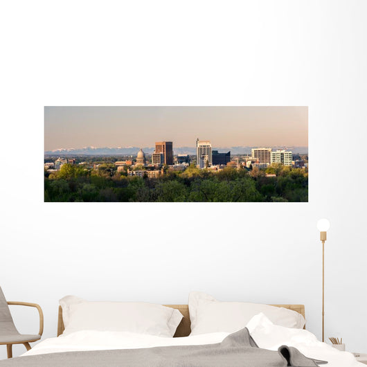 Morning Skyline Boise Idaho Wall Decal