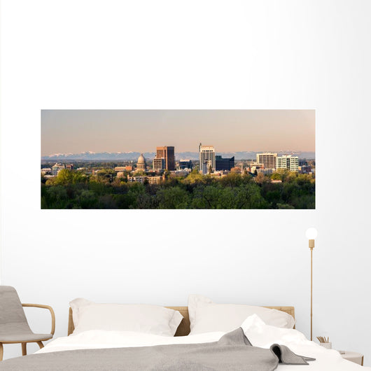 Morning Skyline Boise Idaho Wall Decal
