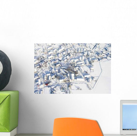 Winter Village Wall Decal