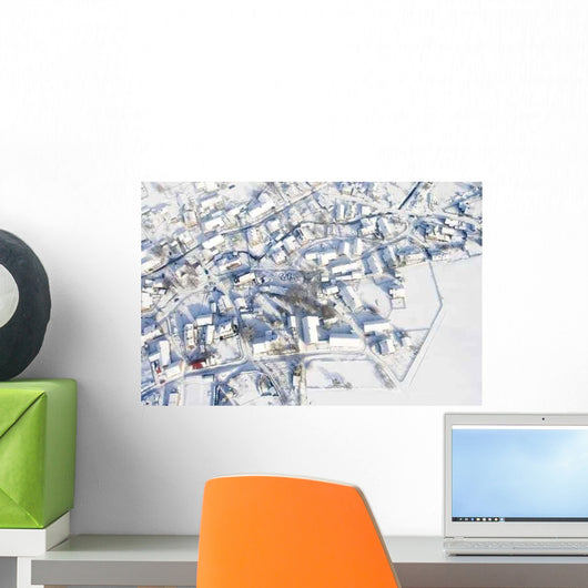 Winter Village Wall Decal