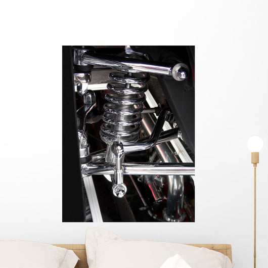 Chrome Coil Wall Mural