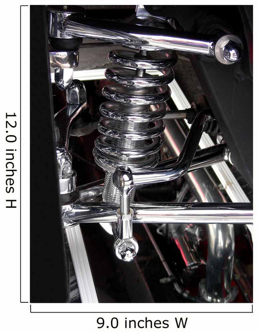 Chrome Coil Wall Mural