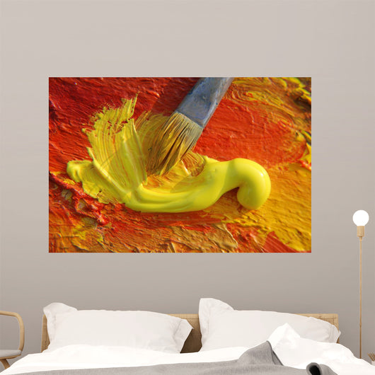 Oil Paint Wall Mural