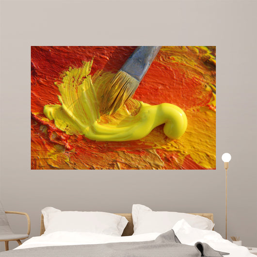 Oil Paint Wall Mural