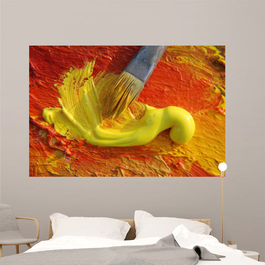 Oil Paint Wall Mural