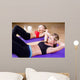 Girls Doing Sit-ups Wall Decal
