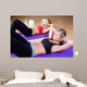 Girls Doing Sit-ups Wall Decal