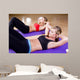 Girls Doing Sit-ups Wall Decal